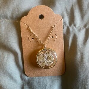 Glow in the dark Wisconsin wildflower necklace